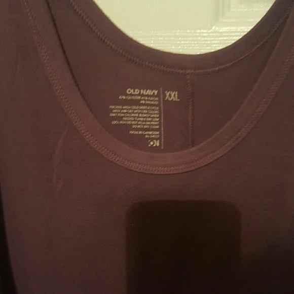 2X Old Navy Purple shark bite tank #67 - Picture 2 of 2